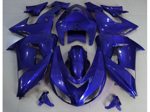 2006-2007 Deep Blue Plain Kawasaki ZX10R Motorcycle Fairings Canada 2006-2007 Deep Blue Plain Kawasaki ZX10R Motorcycle Fairings Canada