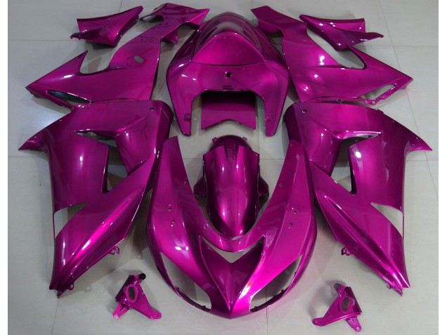 2006-2007 Hot Pink Plain Kawasaki ZX10R Motorcycle Fairings Canada 2006-2007 Hot Pink Plain Kawasaki ZX10R Motorcycle Fairings Canada