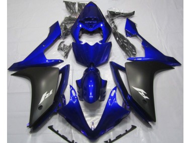 2007-2008 Gloss Blue and Black Yamaha R1 Motorcycle Fairings Canada