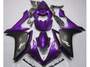 2007-2008 Gloss Purple and Black Yamaha R1 Motorcycle Fairings Canada