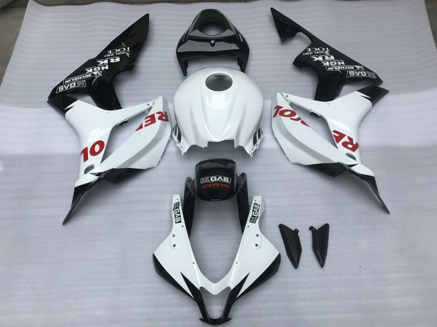 2007-2008 Gloss White & Red Repsol Honda CBR600RR Motorcycle Fairings Canada 2007-2008 Gloss White & Red Repsol Honda CBR600RR Motorcycle Fairings Canada