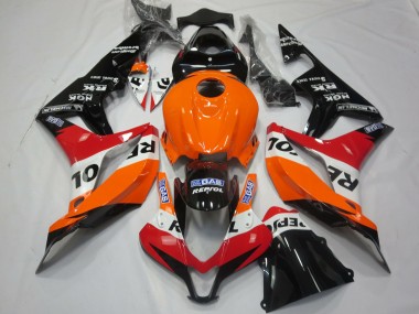 2007-2008 Light Orange Repsol Honda CBR600RR Motorcycle Fairings Canada