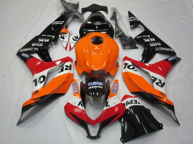2007-2008 Light Orange Repsol Honda CBR600RR Motorcycle Fairings Canada 2007-2008 Light Orange Repsol Honda CBR600RR Motorcycle Fairings Canada