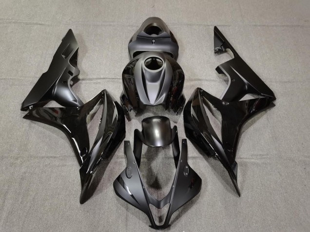 2007-2008 Matte and Gloss Black Honda CBR600RR Motorcycle Fairings Canada