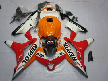 2007-2008 White Repsol Honda CBR600RR Motorcycle Fairings Canada