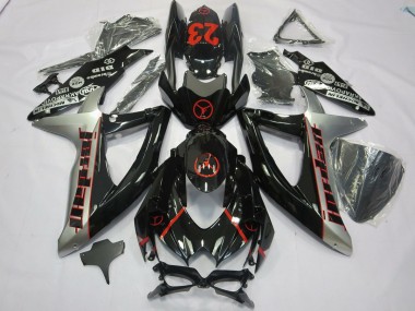 2008-2010 Black Grey Jordan Suzuki GSXR 600-750 Motorcycle Fairings Canada