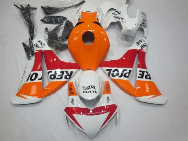 2008-2011 White Repsol Honda CBR1000RR Motorcycle Fairings Canada