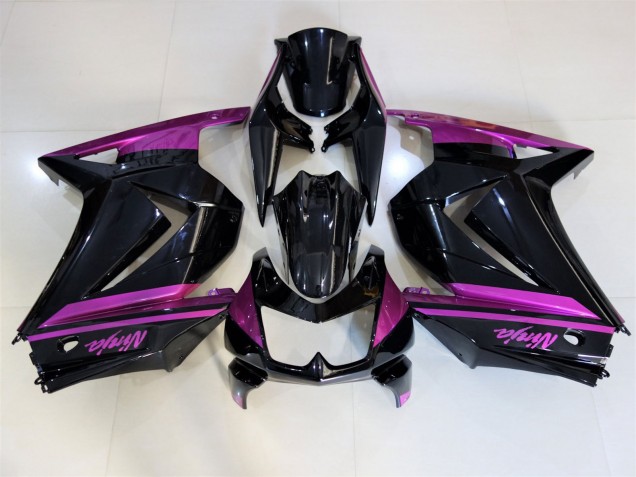 2008-2013 Gloss Black & Purple Kawasaki Ninja 250 Motorcycle Fairings Canada 2008-2013 Gloss Black & Purple Kawasaki Ninja 250 Motorcycle Fairings Canada