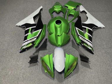 2008-2016 Green Black and White OEM Style Yamaha R6 Motorcycle Fairings Canada