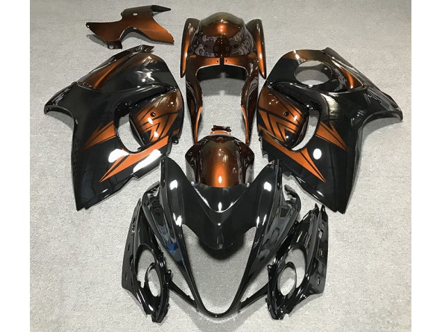 2008-2019 Gloss Black and Deep Orange Suzuki GSXR 1300 Motorcycle Fairings Canada 2008-2019 Gloss Black and Deep Orange Suzuki GSXR 1300 Motorcycle Fairings Canada
