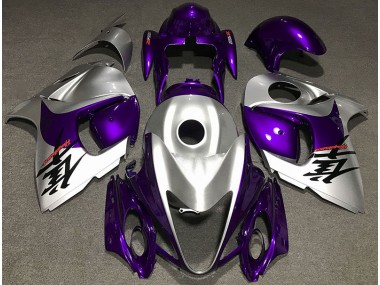 2008-2019 Gloss Purple and Silver Suzuki GSXR 1300 Motorcycle Fairings Canada