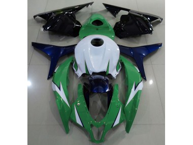 2009-2012 Gloss Green and Blue Honda CBR600RR Motorcycle Fairings Canada
