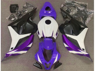 2009-2012 Gloss Purple White and Violet Honda CBR600RR Motorcycle Fairings Canada