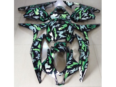 2009-2012 Green Snow Camo Honda CBR600RR Motorcycle Fairings Canada