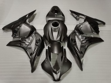 2009-2012 Matte Black Custom Design Honda CBR600RR Motorcycle Fairings Canada