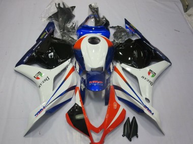 2009-2012 Orange and Blue Honda CBR600RR Motorcycle Fairings Canada