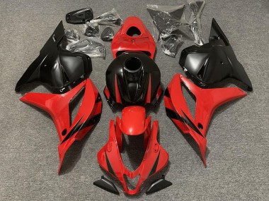 2009-2012 Red and Matte Black Honda CBR600RR Motorcycle Fairings Canada