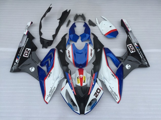 2009-2018 Blue and White Style OEM BMW S1000RR Motorcycle Fairings Canada 2009-2018 Blue and White Style OEM BMW S1000RR Motorcycle Fairings Canada
