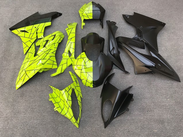 2009-2018 Bright Yellow and Matte Black BMW S1000RR Motorcycle Fairings Canada 2009-2018 Bright Yellow and Matte Black BMW S1000RR Motorcycle Fairings Canada
