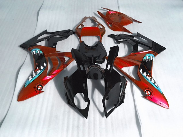 2009-2018 Candy Red Shark BMW S1000RR Motorcycle Fairings Canada 2009-2018 Candy Red Shark BMW S1000RR Motorcycle Fairings Canada