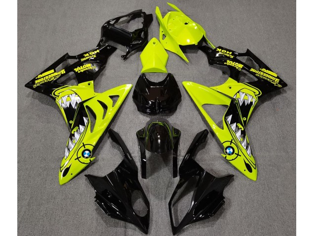 2009-2018 High Viz Yellow Shark BMW S1000RR Motorcycle Fairings Canada 2009-2018 High Viz Yellow Shark BMW S1000RR Motorcycle Fairings Canada