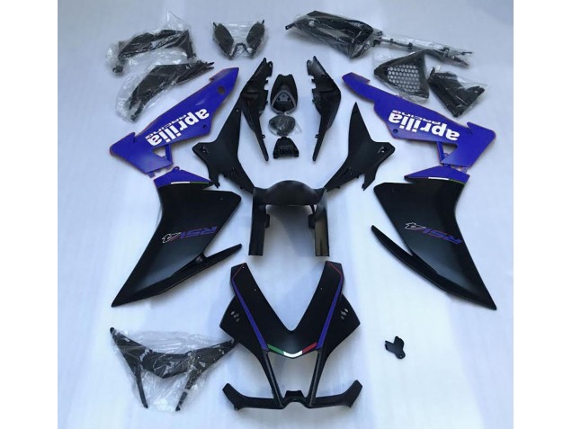 2010-2015 Matte Black & Blue Aprilia RSV4 1000 Motorcycle Fairings Canada 2010-2015 Matte Black & Blue Aprilia RSV4 1000 Motorcycle Fairings Canada