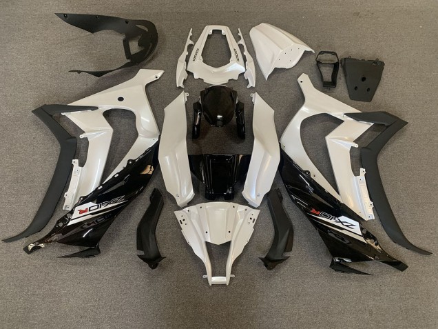 2011-2015 Pearl White & Black Kawasaki ZX10R Motorcycle Fairings Canada 2011-2015 Pearl White & Black Kawasaki ZX10R Motorcycle Fairings Canada