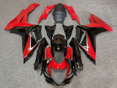 2011-2020 Deep Red and Gloss Black Suzuki GSXR 600-750 Motorcycle Fairings Canada