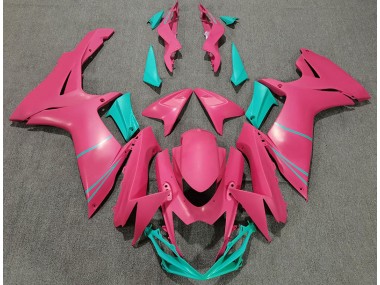 2011-2020 Matte Hot Pink and Teal Suzuki GSXR 600-750 Motorcycle Fairings Canada