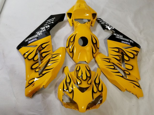 2012-2016 Custom Yellow Flame Honda CBR1000RR Motorcycle Fairings Canada