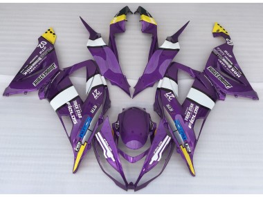 2013-2018 Purple Logo Style Kawasaki ZX6R Motorcycle Fairings Canada