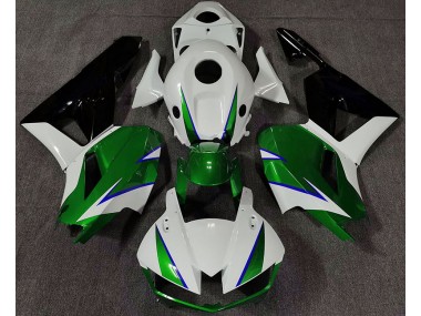2013-2020 Gloss Green White and Blue Honda CBR600RR Motorcycle Fairings Canada