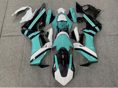 2017-2019 Gloss Cyan White and Black Honda CBR1000RR Motorcycle Fairings Canada