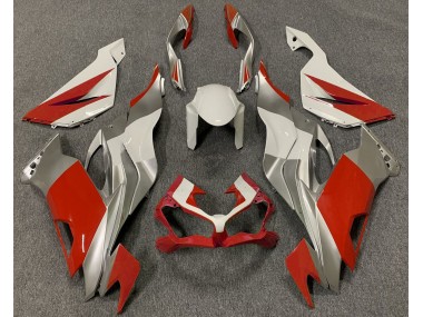 2019-2020 Red White and Silver Kawasaki ZX6R Motorcycle Fairings Canada