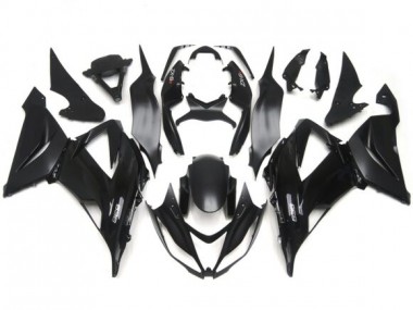 2013-2018 Gloss/ Matte Black Plain Slick Decals Kawasaki ZX6R Motorcycle Fairings Canada
