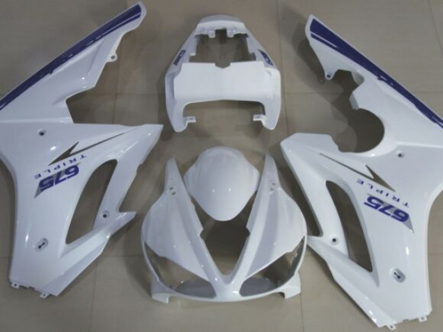 2009-2012 Blue White OEM &#8216;Style&#8217; Triumph Daytona 675 Motorcycle Fairings Canada